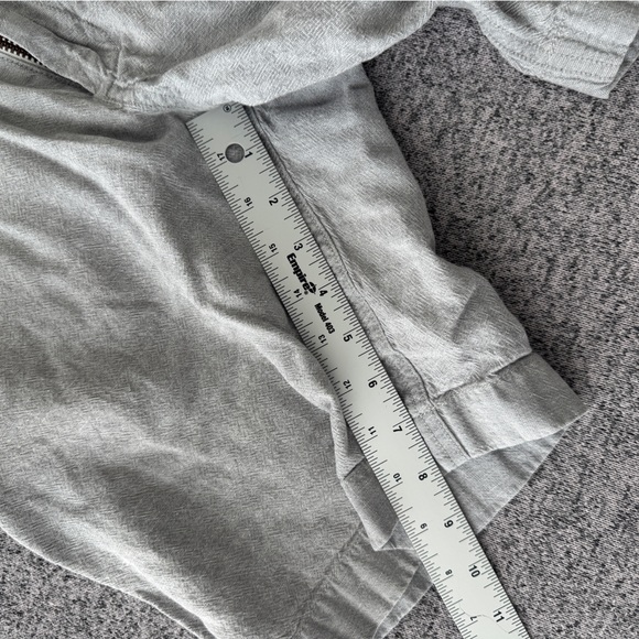 J. Crew Gray Linen Shorts - Picture 3 of 4